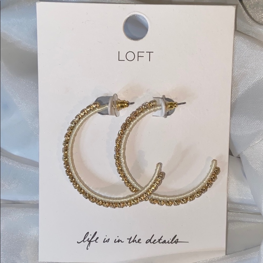 Summer Love Rhinestone Hoop Earrings